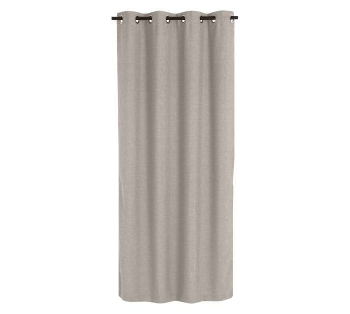 Design House Sublime Eyelet Curtain - Platinum (1400 x 2500mm)