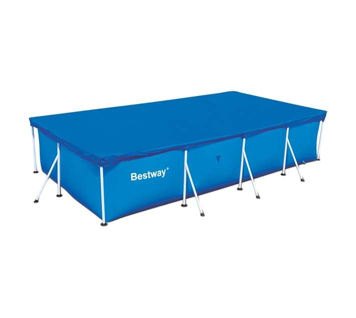 Bestway Frame Pool Cover - Blue (4100 x 2660mm)