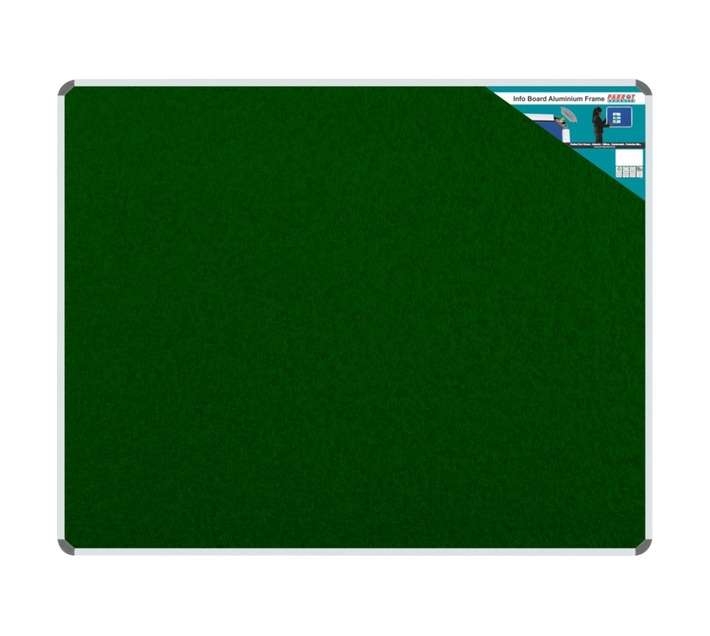 Parrot Products BD0720G Aluminium Frame Information Board - Green (600 x 450mm)