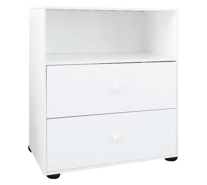 Home and Kitchen 2 Drawer Compactum Drawer - White (500 x 800 x 1040mm)