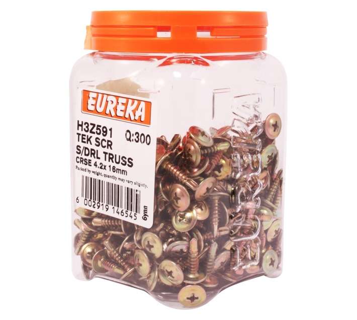 Eureka H3Z591 4.2 x 16mm Tek Screw (300 Pack)
