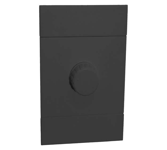 Veti 2VC1418R Universal Rotary Dimmer - Charcoal (800w)