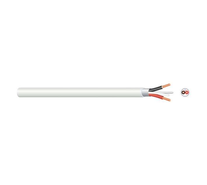 Surfix 2 Core Wire with Earth Cable - White (6mm) (Price per meter)