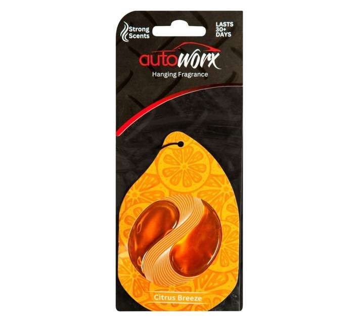 Autoworx AWFH3 Air Hanging Car Air Freshener - Citrus Breeze