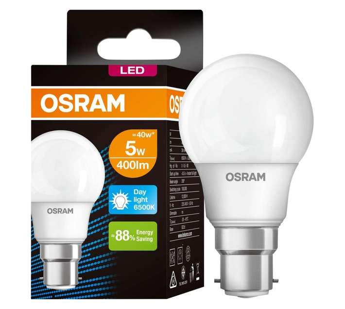 Osram A60 LED Globe - Cool Daylight (5W)