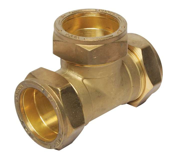 Cobra 15mm Copper to Copper to Copper Equal Tee Compression Fitting