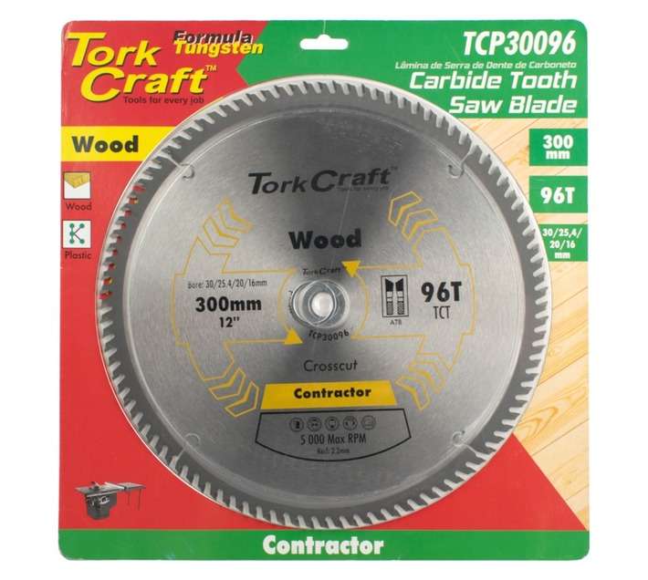 Tork Craft TCP30096 Contractor Circular Saw Blade (300mm)