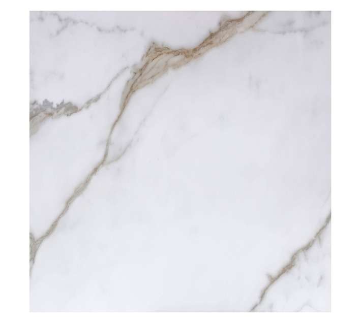 Unbranded T07376 Polished Porcelain Tile - Calacatta White (600 x 600mm)