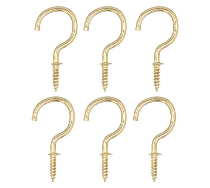 Dejay Cup Hooks - Brass 25mm