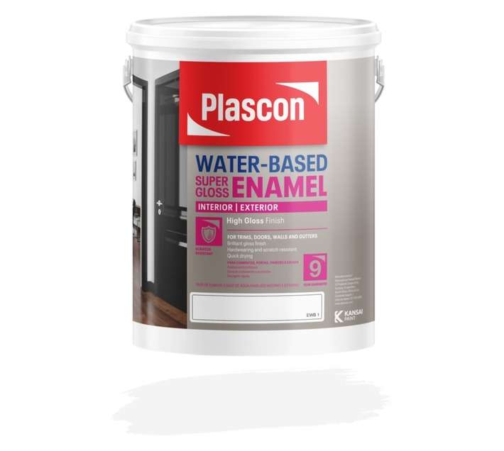 Plascon Water Based Super Gloss Enamel Pastel Base (5L)