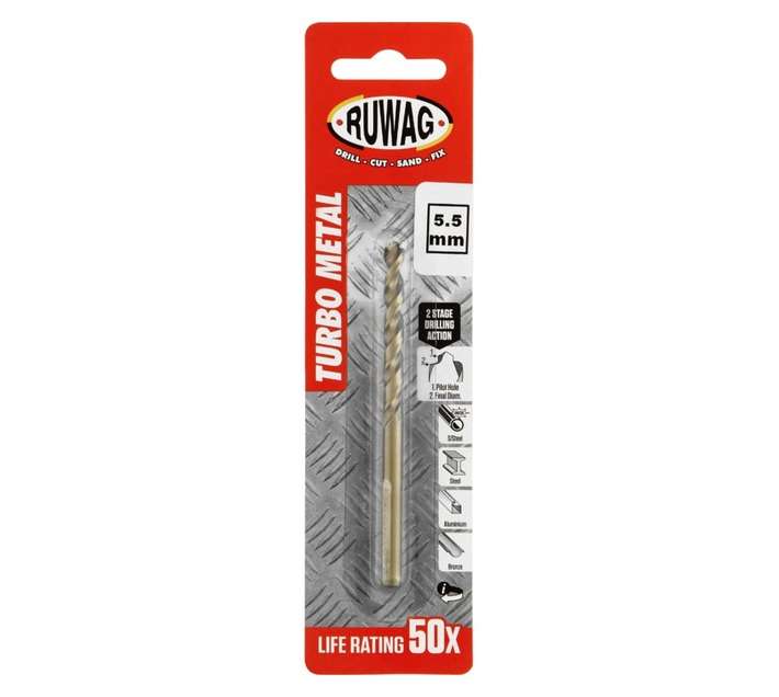 Ruwag 5.5mm Turbo Metal Drill Bit