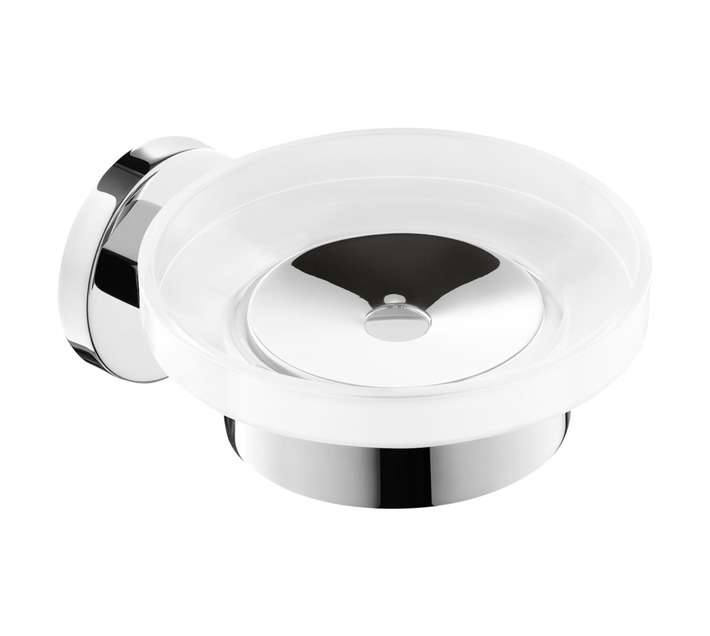 Zack Scala Soap Dish - Silver (140 x 130 x 120mm)