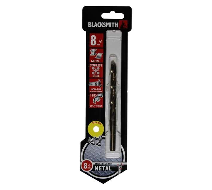 Blacksmith 8.0mm Metal Drill Bit Bshank