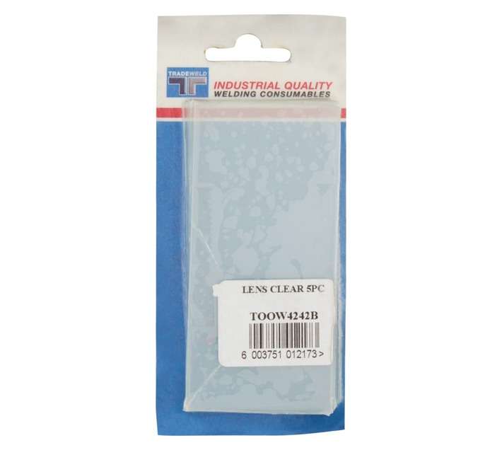Tradeweld Lens Clear Blistered (5 Pack)