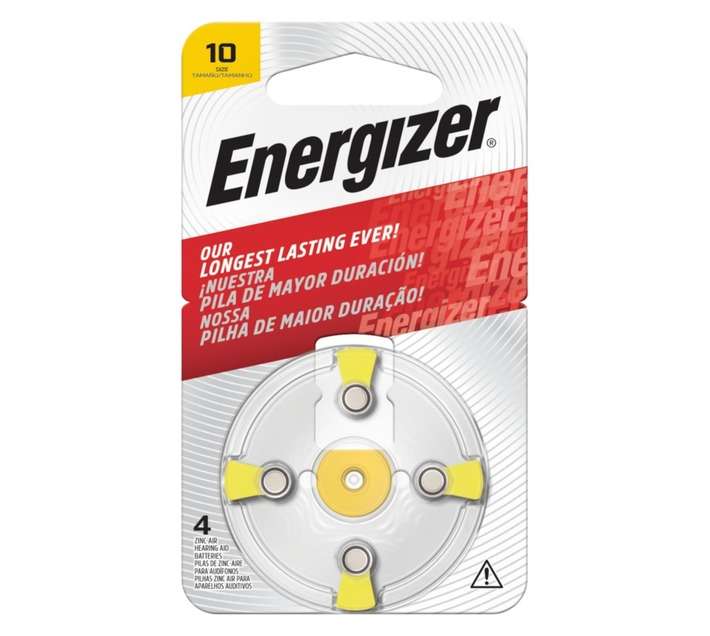 Energizer Hearing Aid Zinc Battery (10)
