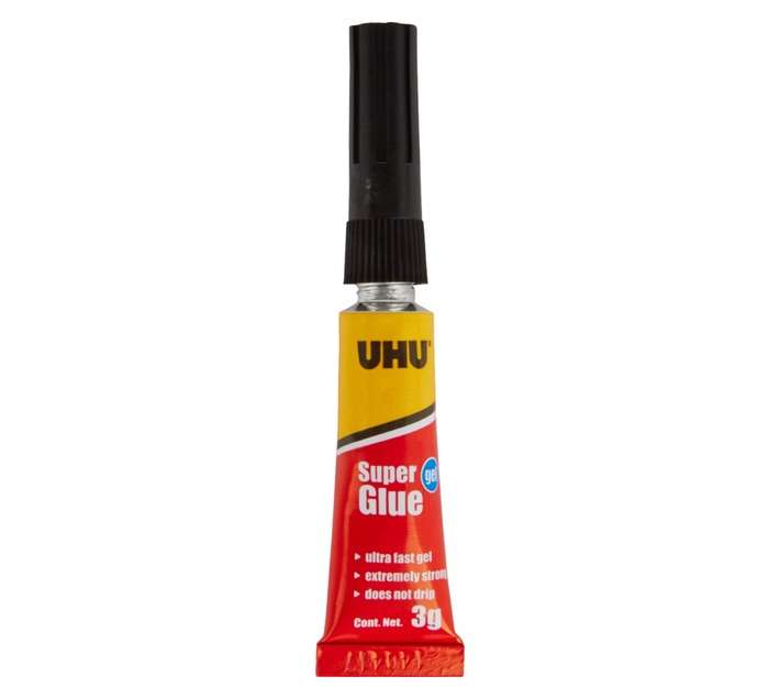 UHU Gel Super Glue Tub - Clear (3g)