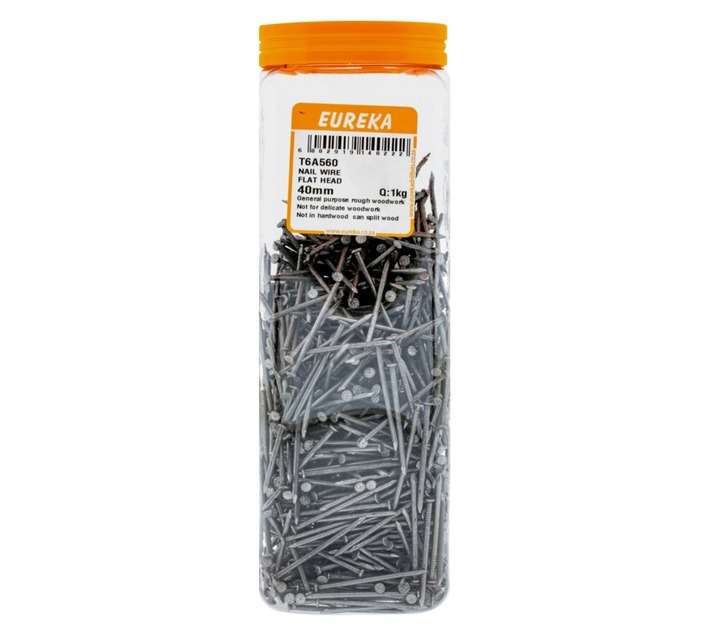 Eureka 40mm Wire Nails (1kg)