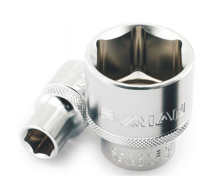 FIXMAN SOCKET 25MMX33.8MM 1/2 DRV HEX
