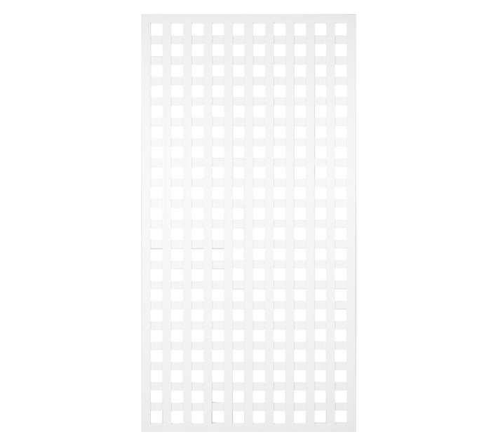 Lattice Square UPVC Panel - White (50 x 900 x 1800mm)