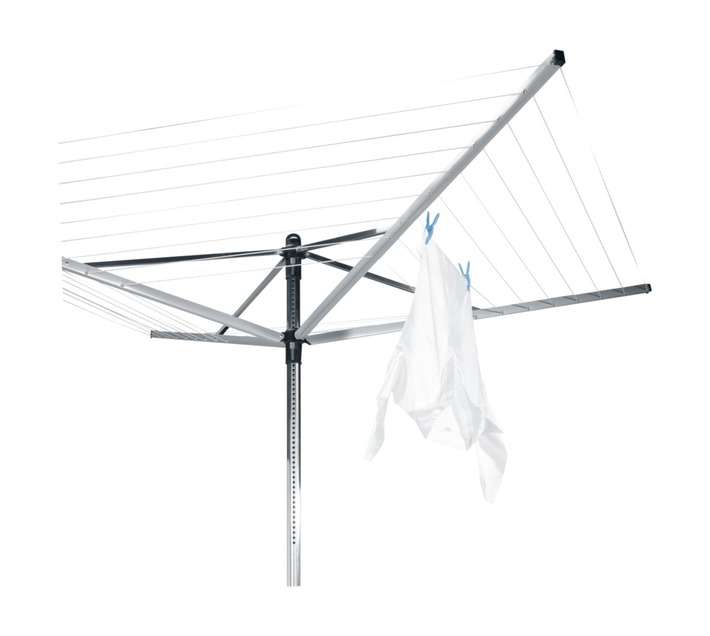 Brabantia Lift-o-Matic 4-Arm Rotary Dryer Incl. Soil Spear (50m)