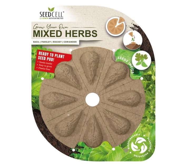 Seedcell Mixed Herbs Seed Pods (8 Pack)