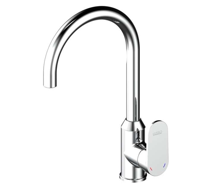 Lusso Roya Sink Mixer Deck Type - Chrome (95 x 195 x 338mm)