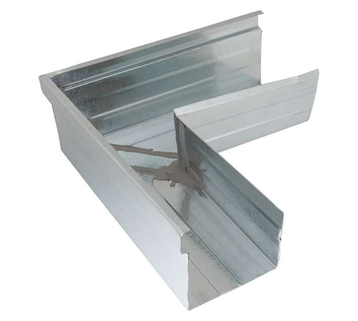 Heunis Steel Exterior Gutter Angle Corner (100 x 75mm) - Silver