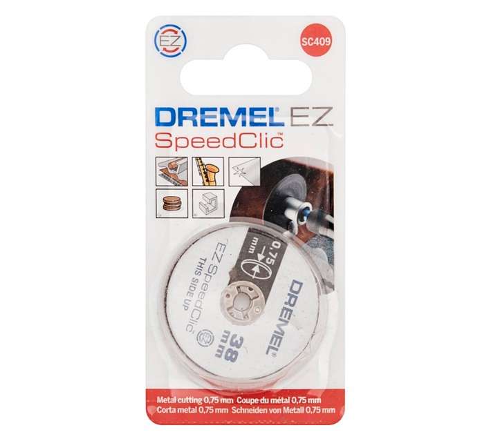 Dremel SpeedClic Thin Cutting Wheel - Blue (5 Pack)