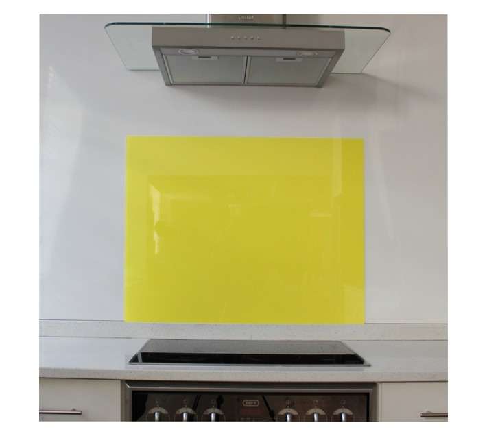 Parrot Products SB6065YL Hob Splashback - Yellow (598 x 650 x 4mm)