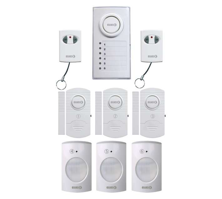 Ellies Electronics Alarm Wireless 6 Zone