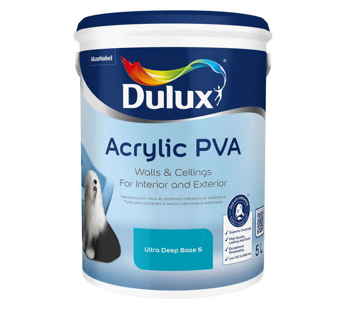 Dulux Acrylic PVA Ultra Deep Base 6 (5L)