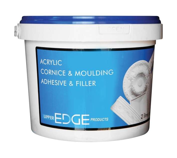 Upper Edge Acrylic Cornice and Moulding Adhesive and Filler (2L)