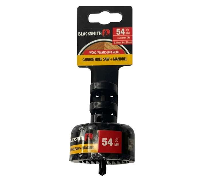 Blacksmith Carbon Mandrel and Holesaw Bit (54mm)
