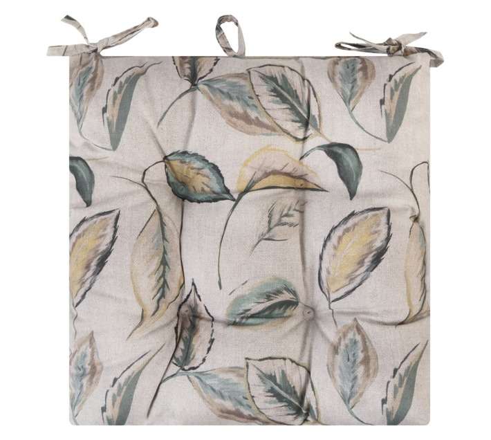 Design House Leaves 4 Stitch Patio Cushion - Autumn