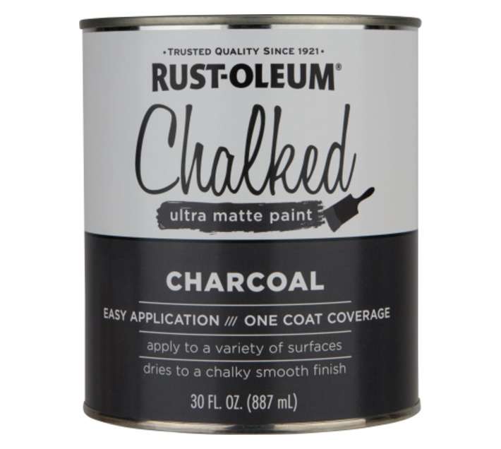 Rust-Oleum Chalked Ultra Matte Paint- Charcoal (887ml)