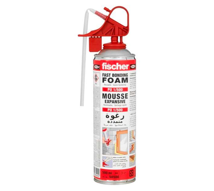 Fischer PU1 B3 One-component PU foam (500ml)