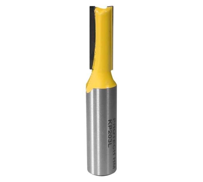 Pro-Tech Double Flute Straight Router Bit (9.5 x 25.4mm)