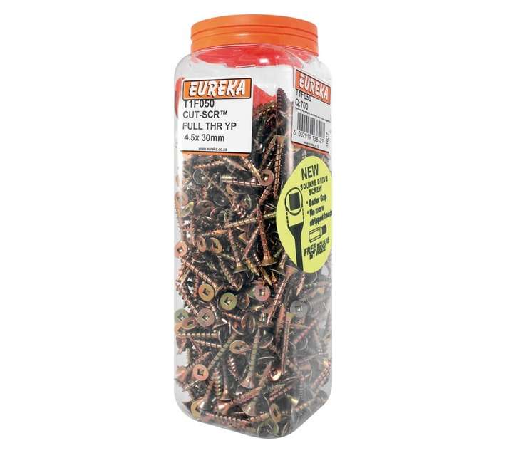 Eureka 4.5 x 30mm Cut/Screw Full Threaded Yp (Q700)