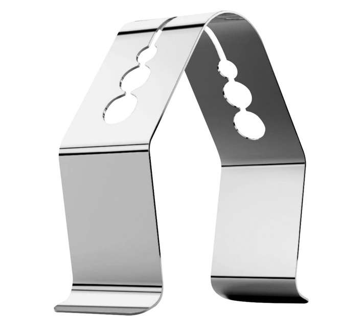 Lifespace 2 Pack Probe Thermometer Holder Clips - Silver
