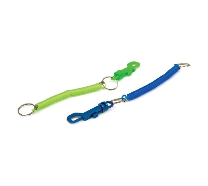 Jaguar 2 x Key Coils with Snaphooks - Various (211 x 25 x 15mm)