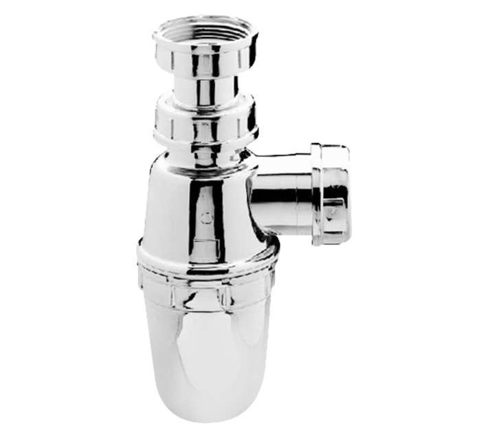 Dutton Plastics Bottle Trap Bottle PVC/chrome 32 x 40mm db21a