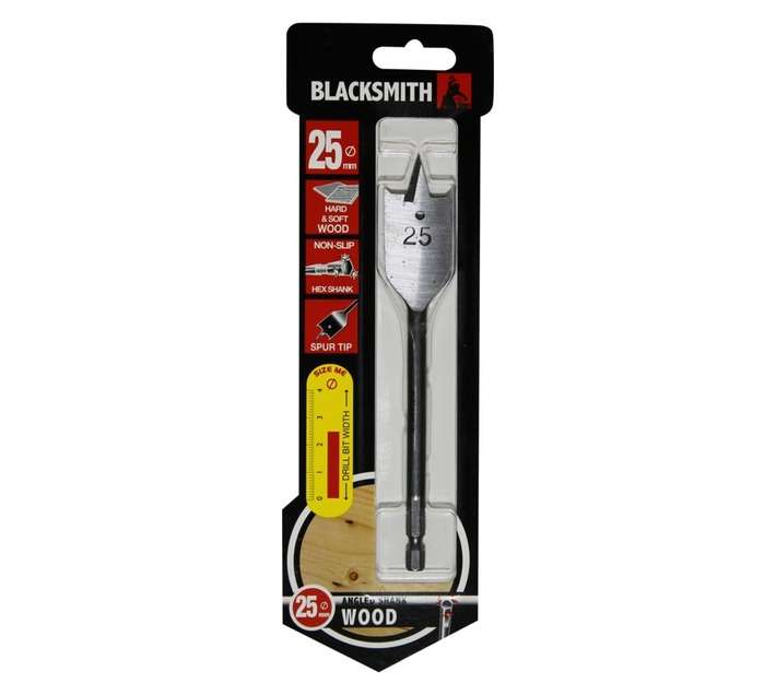 Blacksmith 25mm Flat Wood Drill Bit