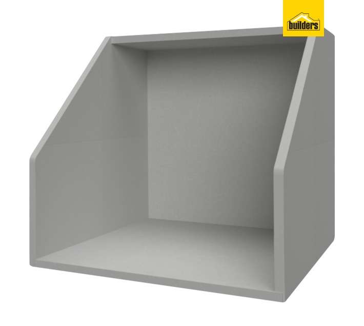 Home and Kitchen Melamine Microwave Cabinet - Stone Grey