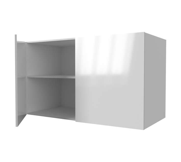 Home and Kitchen Gloss Top Cabinet Unit - White (1200 x 300 x 720mm)
