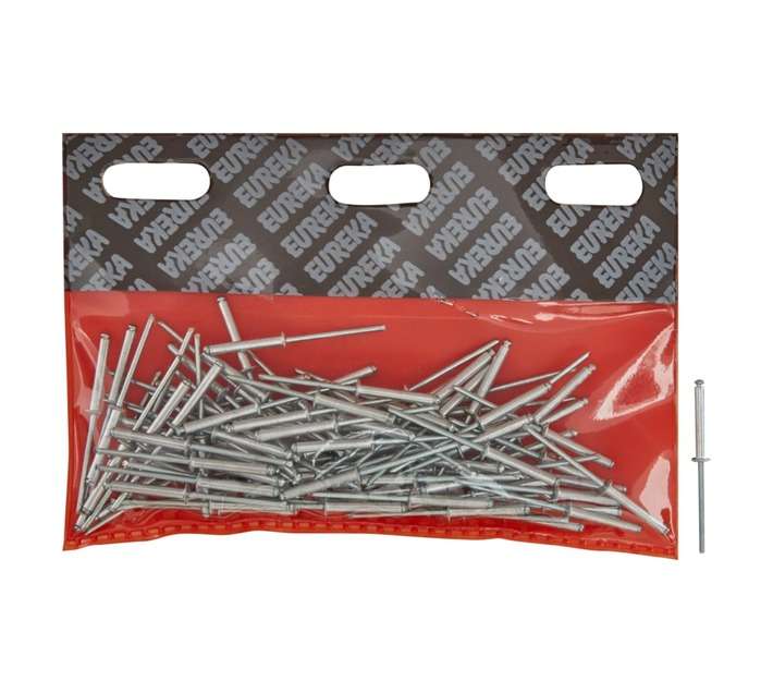Eureka 10 x Aluminium Open Blind Rivets (3.2 x 21mm)