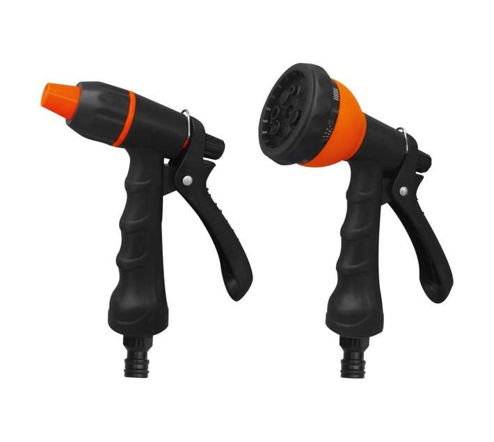 Garden Master 2 Piece Nozzle Combo Set - Black/Orange