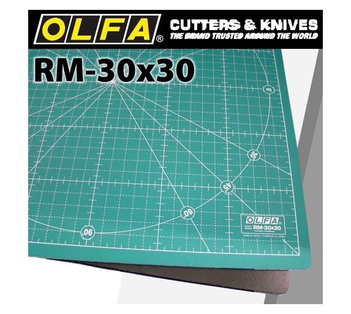Olfa 2 Piece Metric Grid Cutting Mat (300 x 300mm)