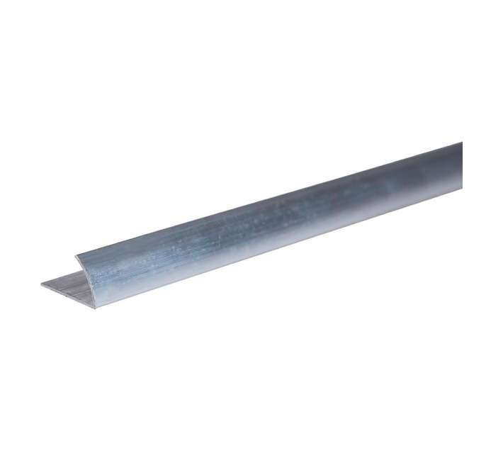 Genesis Aluminium Straight Edge Trim - Silver (2500 x 12mm) DA-STR12.80