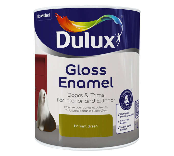 Dulux Gloss Enamel - Brilliant Green (1L)