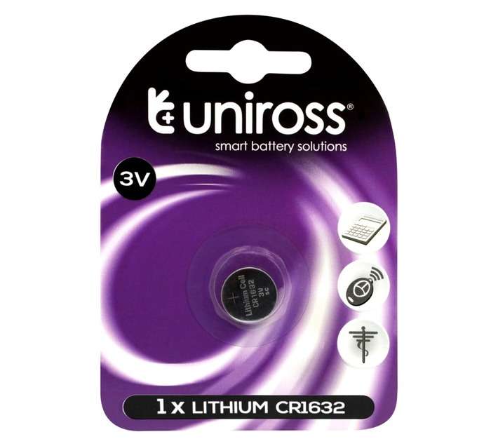 Uniross Coin Lithium Battery (CR1632)
